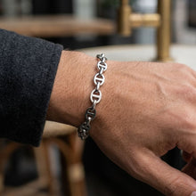 Load image into Gallery viewer, Big Daddy 8MM Silver Steel Mariner Link Bracelet - Bracelet
