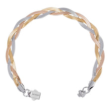 Load image into Gallery viewer, Big Daddy 8MM Two-Tone Flat Herringbone Bracelet - Bracelet
