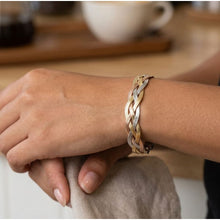 Load image into Gallery viewer, Big Daddy 8MM Two-Tone Flat Herringbone Bracelet - Bracelet
