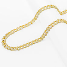 Load image into Gallery viewer, Big Daddy 9MM Diamond Curb Cuban Gold Iced Out Chain - Chain
