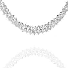 Load image into Gallery viewer, Big Daddy 9MM Diamond Prong Silver Cuban Link Iced
