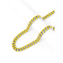 Load image into Gallery viewer, Big Daddy 9MM Enamel Yellow Steel Cuban Chain - Chain
