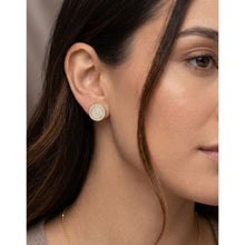 Load image into Gallery viewer, Big Daddy All Diamond Pave Round Iced Out Earring - Earring
