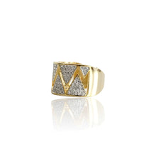 Load image into Gallery viewer, Big Daddy Bling Diamond Shape Gold Ring - Ring
