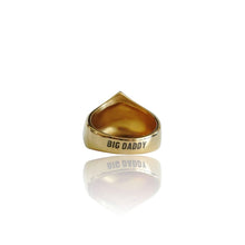 Load image into Gallery viewer, Big Daddy Bling Diamond Shape Gold Ring - Ring
