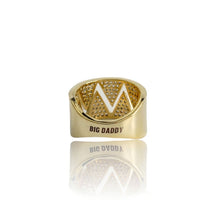 Load image into Gallery viewer, Big Daddy Bling Diamond Shape Gold Ring - Ring
