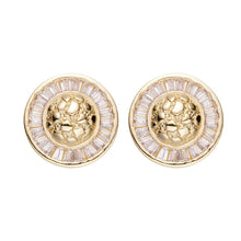 Load image into Gallery viewer, Big Daddy Cluster Baguette Diamond Earring - Earring
