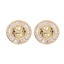 Load image into Gallery viewer, Big Daddy Cluster Baguette Iced Out Diamond Earring
