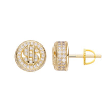 Load image into Gallery viewer, Big Daddy Cluster Dollar Sign Earring - Earring
