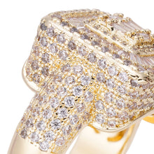 Load image into Gallery viewer, Big Daddy Conqueror Iced Out Baguette Diamond Ring - Ring
