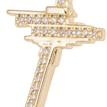 Load image into Gallery viewer, Big Daddy Dangle Hoop Iced Out Earring - Earring
