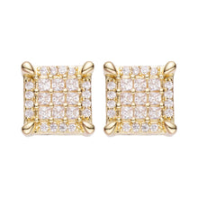 Load image into Gallery viewer, Big Daddy Emerald Cut Iced Out Diamond Earring - Earring

