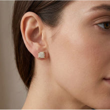 Load image into Gallery viewer, Big Daddy Emerald Cut Iced Out Diamond Earring - Earring
