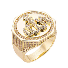 Load image into Gallery viewer, Big Daddy ’God’ ’Allah’ Iced Out Diamond Ring - Ring
