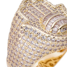 Load image into Gallery viewer, Big Daddy ’Hamsa Hand’ Baguette Iced Out Ring - Ring
