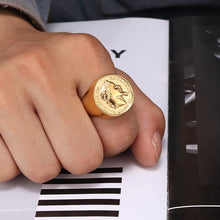 Load image into Gallery viewer, Big Daddy Headhunter Sovereign Ring (Defect) - Ring
