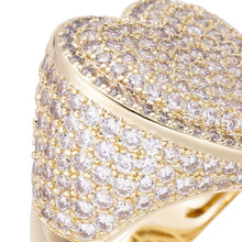 Load image into Gallery viewer, Big Daddy ’Heart’ Iced Out Ring - Ring
