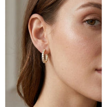Load image into Gallery viewer, Big Daddy Hoop Diamond Earring - Earring
