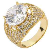 Load image into Gallery viewer, Big Daddy Iced Out Cluster Gold Ring - Ring
