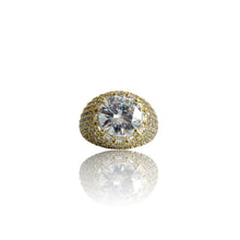 Load image into Gallery viewer, Big Daddy Iced Out Cluster Gold Ring - Ring
