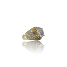 Load image into Gallery viewer, Big Daddy Iced Out Cluster Gold Ring - Ring
