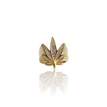 Load image into Gallery viewer, Big Daddy Iced Out Lotus Ring - Ring
