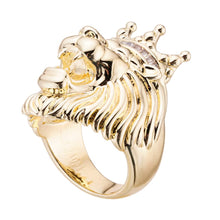 Load image into Gallery viewer, Big Daddy Lion Baguette Iced Out Diamond Ring - Ring
