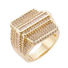 Load image into Gallery viewer, Big Daddy Luxe Iced Out Baguette Diamond Ring - Ring
