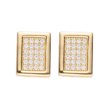 Load image into Gallery viewer, Big Daddy Pave Diamond Square Iced Out Earring - Earring
