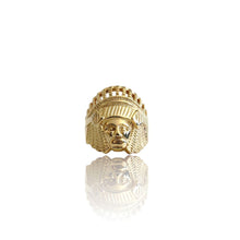 Load image into Gallery viewer, Big Daddy Retro Tibetan Gold Ring - Ring
