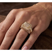 Load image into Gallery viewer, Big Daddy Rollie Iced Out Diamond Ring - Ring
