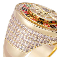 Load image into Gallery viewer, Big Daddy Roulette Baguette Iced Out Diamond Ring - Ring
