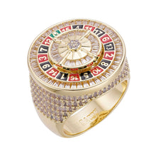 Load image into Gallery viewer, Big Daddy Roulette Baguette Iced Out Diamond Ring - Ring

