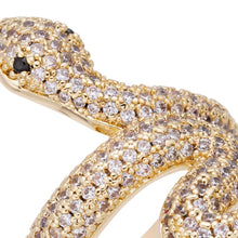 Load image into Gallery viewer, Big Daddy Snake Iced Out Diamond Ring - Ring
