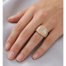 Load image into Gallery viewer, Big Daddy Swagger Full Cluster Iced Out Ring - Ring
