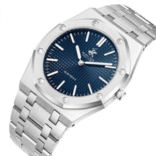 Load image into Gallery viewer, Beverly Hills Polo Club Slim Tech 5 Blue Dial Silver Watch
