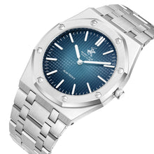 Load image into Gallery viewer, Beverly Hills Polo Club Slim Tech 5 Blue Dial Silver Watch
