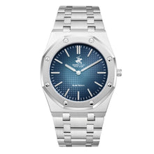 Load image into Gallery viewer, Beverly Hills Polo Club Slim Tech 5 Blue Dial Silver Watch
