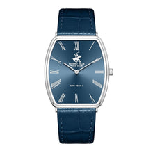 Load image into Gallery viewer, Beverly Hills Polo Club Slim Tech 5 Blue Leather Blue Dial
