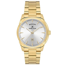 Load image into Gallery viewer, Daniel Klein Classic Day-Date White Dial Gold Watch
