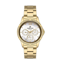 Load image into Gallery viewer, Daniel Klein Exclusive Multifunction Silver Dial Gold Watch
