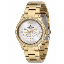 Load image into Gallery viewer, Daniel Klein Exclusive Multifunction Silver Dial Gold Watch
