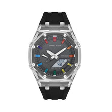Load image into Gallery viewer, Daniel Klein Sport Digital Grey Dial Black Silicone Strap
