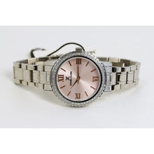 Load image into Gallery viewer, Daniel Klein Premium Pavé Pink Dial Silver Watch
