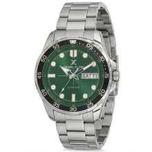 Load image into Gallery viewer, Daniel Klein Premium Day Date Window Green Dial Silver
