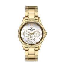 Load image into Gallery viewer, Daniel Klein Exclusive Multifunction Silver Dial Gold Watch
