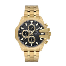 Load image into Gallery viewer, Daniel Klein Exclusive Multifunction Black Dial Gold Watch
