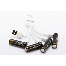 Load image into Gallery viewer, Epoch AA 1.5V 2300mAh USB Protected Li-ion Battery - 4 Pack
