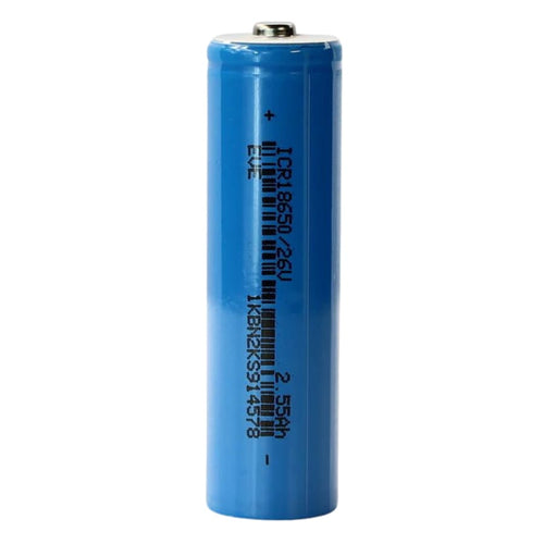 EVE 26V 18650 2550mAh 7.5A - Button Top Battery