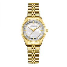 Load image into Gallery viewer, Lee Cooper Classic White MOP Dial Gold Watch - LC08285.120
